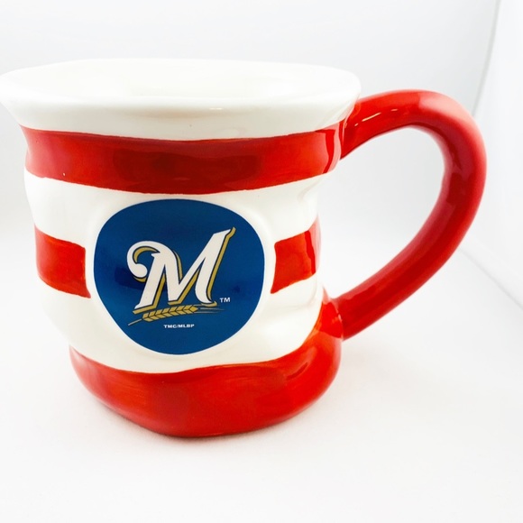 MLB MILWAUKEE BREWERS 20oz MUG NWT - Picture 5 of 5